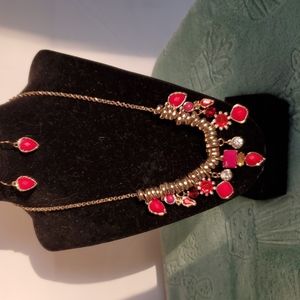 Multi-Stone Charm Necklace Set